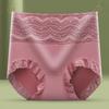 High Waist Lace Seamless Briefs Thin Tummy Control Underwear Elastic Slimming Underpants  Lady