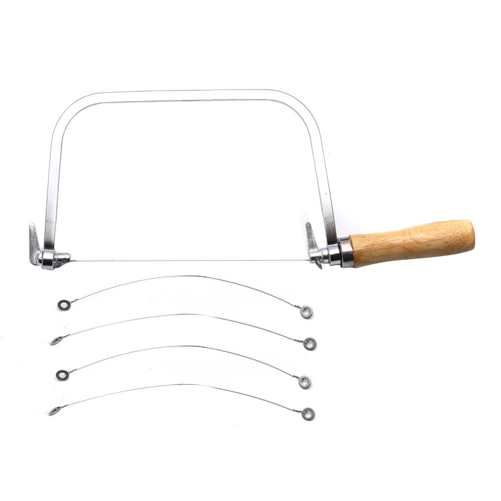 PDTO New Soap 5 Loaf Wire String Cutter Saw Soap Candle Wax Slice