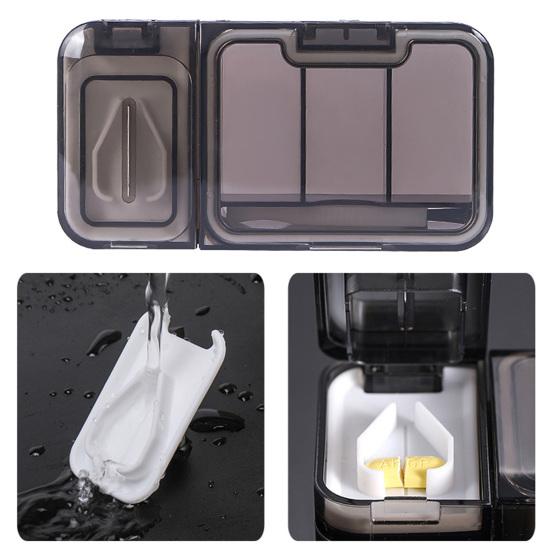 3-in-1 Multipurpose Medicine Box Large Capacity Compact Portable Tablet Medicine