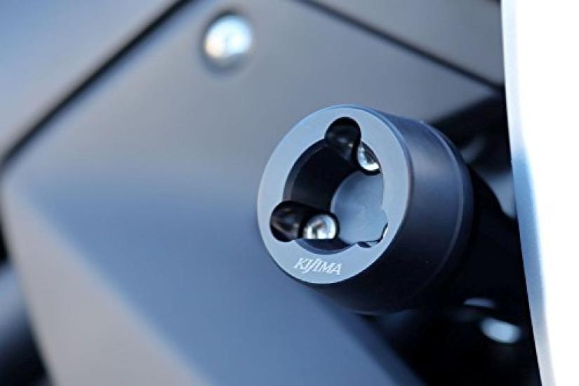 Kijima Motorcycle Parts Body Slider Black YAMAHA YZF-R25/YZF-R3 405-3101