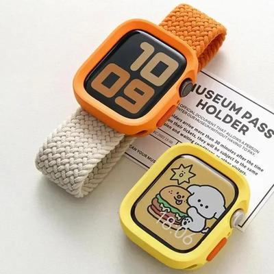 Husă Moale din Silicon Candy pentru Apple Watch Cover 10 8 9 7 6 5 4 Ultra 49mm 45mm 46mm Protecție Iwatch Seria 44mm 42mm 41mm Cover