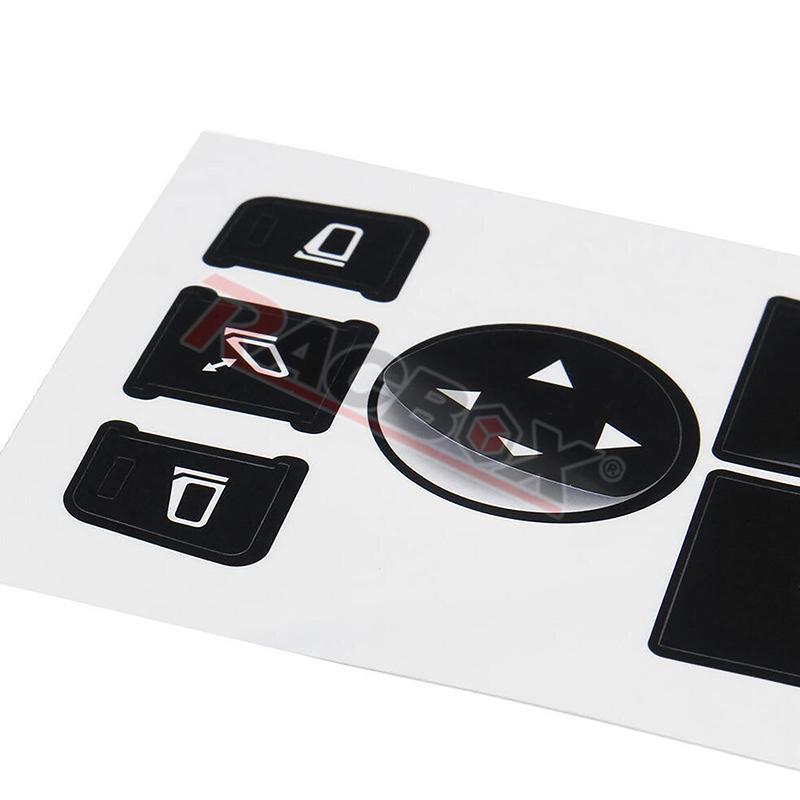 Car Center Console Button Repair Stickers Set for Mercedes Benz C-Class SLK CLS SL GLK A B E-Class W204 C204 W218 W212 W176 W246