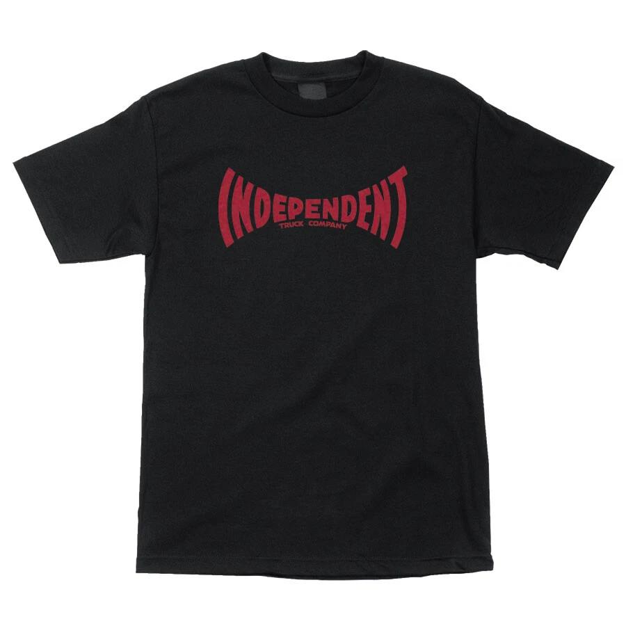 Independent Trucks SPAN Skateboard T Shirt BLACK w/RED Logo XS