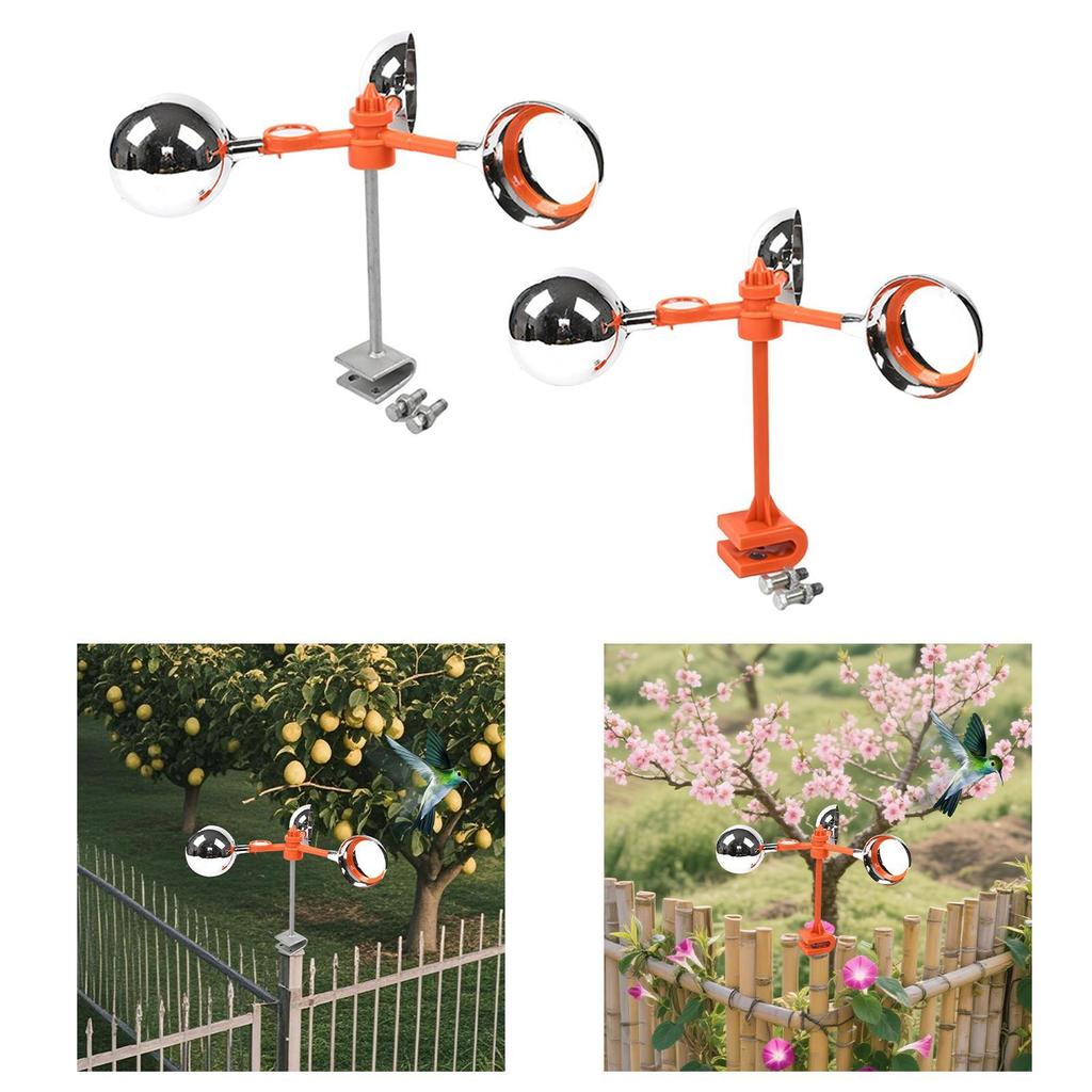 Zasilany wiatrem z obrotem o 360 stopni do ochrony sadu