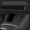Silicone Non-Slip Pad Mat For Tesla Model Y   Car Central Control Phone Wireless Charging Charger Protect Cover Pad