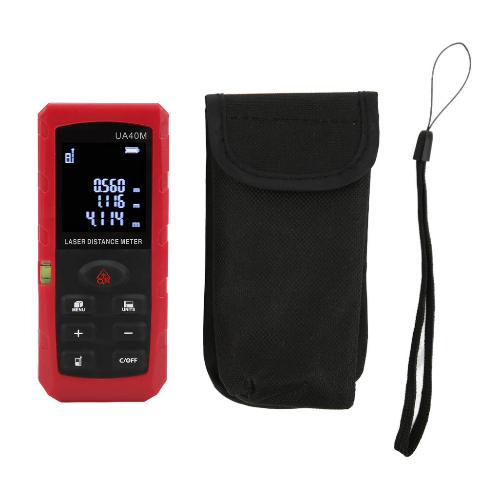 UA40M Rangefinder 40m Digital Laser Rangefinder with LCD Screen and Angle Measurement High Accuracy for Industry