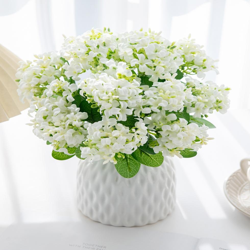 Artificial Flowers Silk Hyacinth Hot Sale Home Table Vase Outdoor Garden Bonsai Wedding Bride Party Decor DIY Gift Box Scrapbook