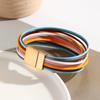 Bohemian Multi-Layer PU Leather Women's Bracelet - Fashionable & Versatile Wristband