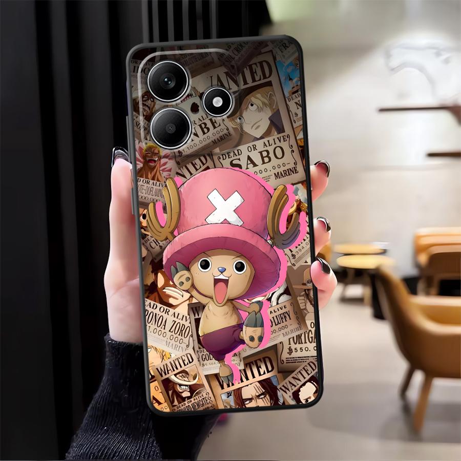 

Black Soft Phone Cover Case for Xiaomi Redmi Note 10S 13 14 Pro Plus 12s 7 8 9S 11s 9 10 11 12 Pro One Peice Chopper Redmi Note 13 Pro+
