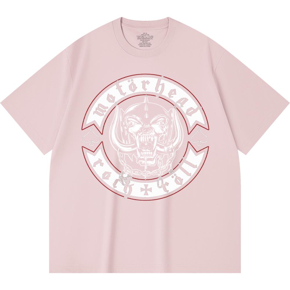 230 g/m² 100% Bavlna T-shirt Heavy Metal Rocková Kapela Tisk Populární Hudby Unisex Těžký Bavlněný T-shirt