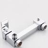Toilet Bidet Attachment Brass Shower Tap Wall-Mounted Cold Hot Water Mixer Crane Rectangle Shower Sprayer Head Apartment