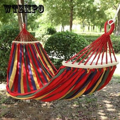Hammock Outdoor Sleeping Thickened Single Outdoor Anti-rollover Canvas Children's Swing Chair Shaker