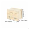 Wooden Bird Hatching Box Solid Wood Parrot Breeding Warm and Secure