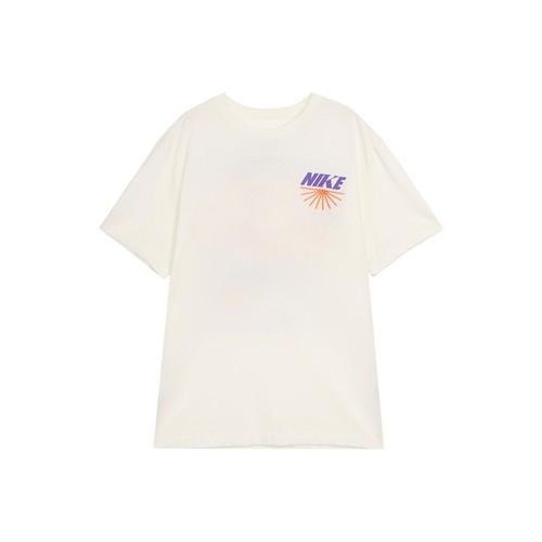 

Nike Comfortable Soft Sports Skin-Friendly Short-Sleeve T-Shirt for Men in White M белый