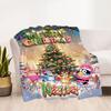 Christmas Friends Celebration Personalized Name Blanket Lightweight Customizable Blanket Comfortable Great for Chair Bed Sofa Living Room