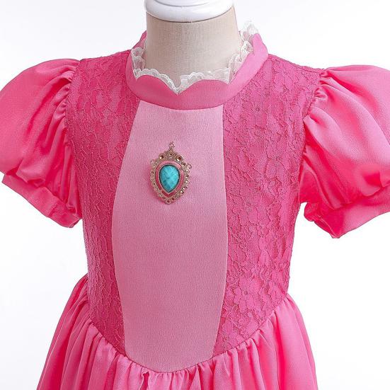 Kinder Prinsessenjurk Kostuum Lichtgewicht Polyester Jurk Podiumoptreden En Dagelijkse Kleding Outfit voor Halloween Cosplay Verjaardagsfeest