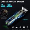 Men's Electric Vintage T9 Hair Clipper For Beard Trim Tools Professional Carving USB Charging Barber Hair Cutting Machine