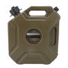 Bidão de Armazenamento de Óleo Gasolina 5L 1.3 Galões À Prova de Choque Portátil Verde Tanque de Combustível Sobressalente para Carros Motocicletas UTV ATV Sem