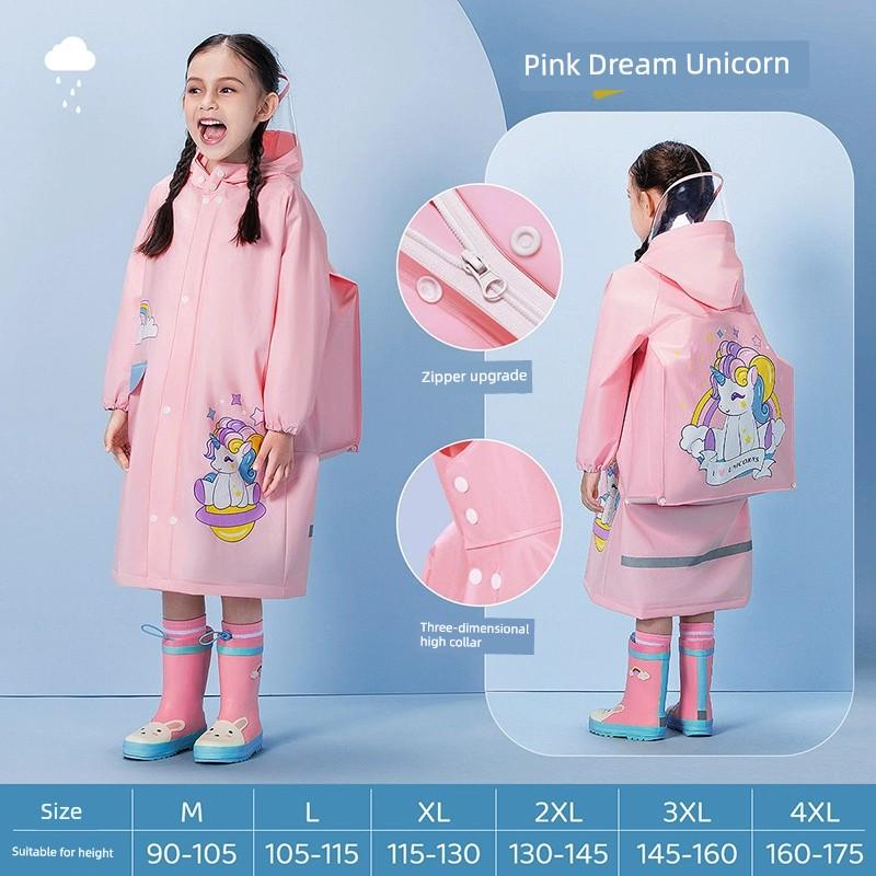 Children's Raincoat for Boys, Waterproof, Lightweight, Special for Kindergarten and School, for Girls, Primary School Students, Poncho, 2026 New Model