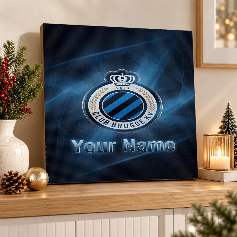 Club Brugge FC Custom Name Text 5D Diamond Painting Kit DIY Full Drill Diamond Art Decoration