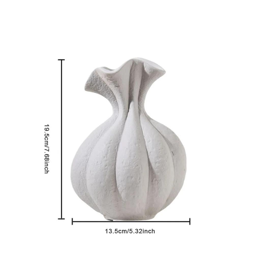 Nordic Ins Geometric Ceramic Vase Ornaments Living Room Bedroom Dining Table Flower Arrangement Art Vase Wedding Vase Decoration