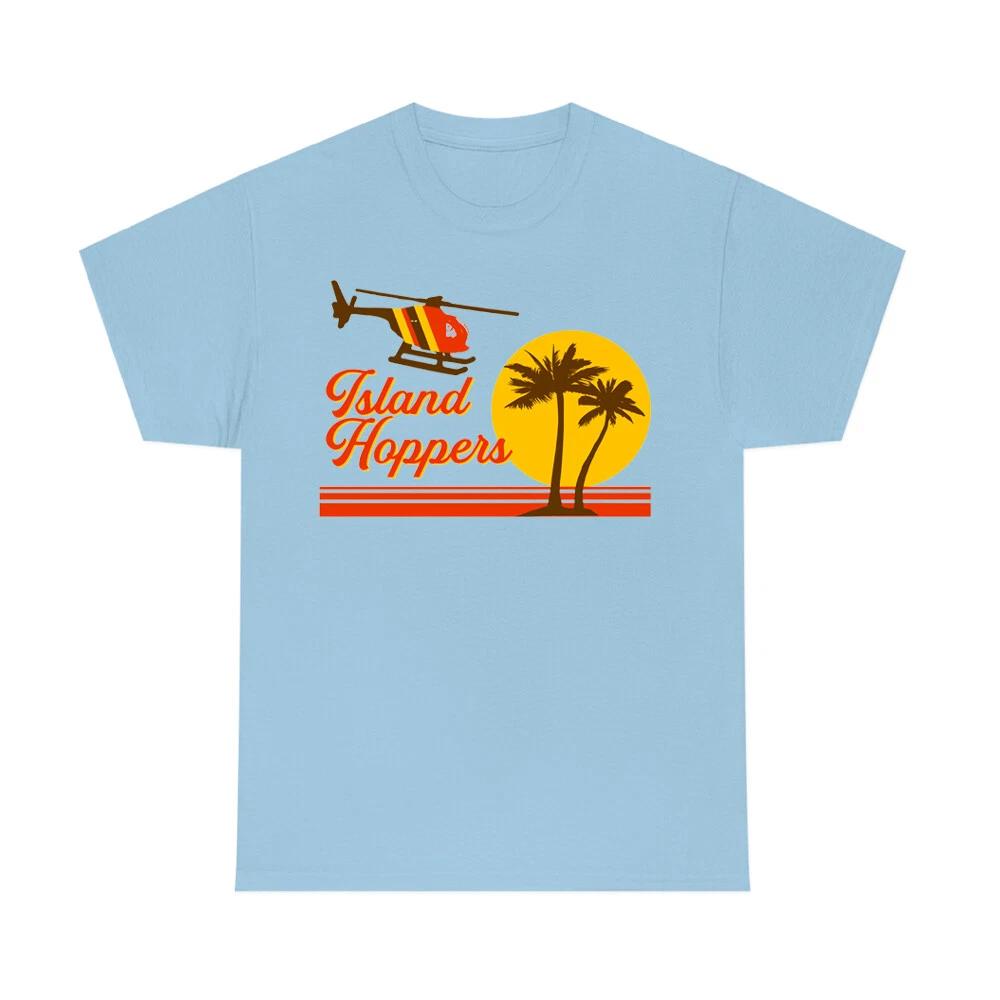 Island Hoppers Magnum PI Men s Light Blue Size S to 5XL XXL