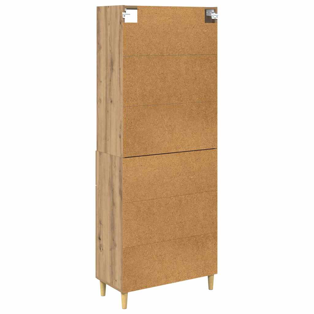 Highboard Artisan Oak 69.5 x 34 x 180 cm Particleboard