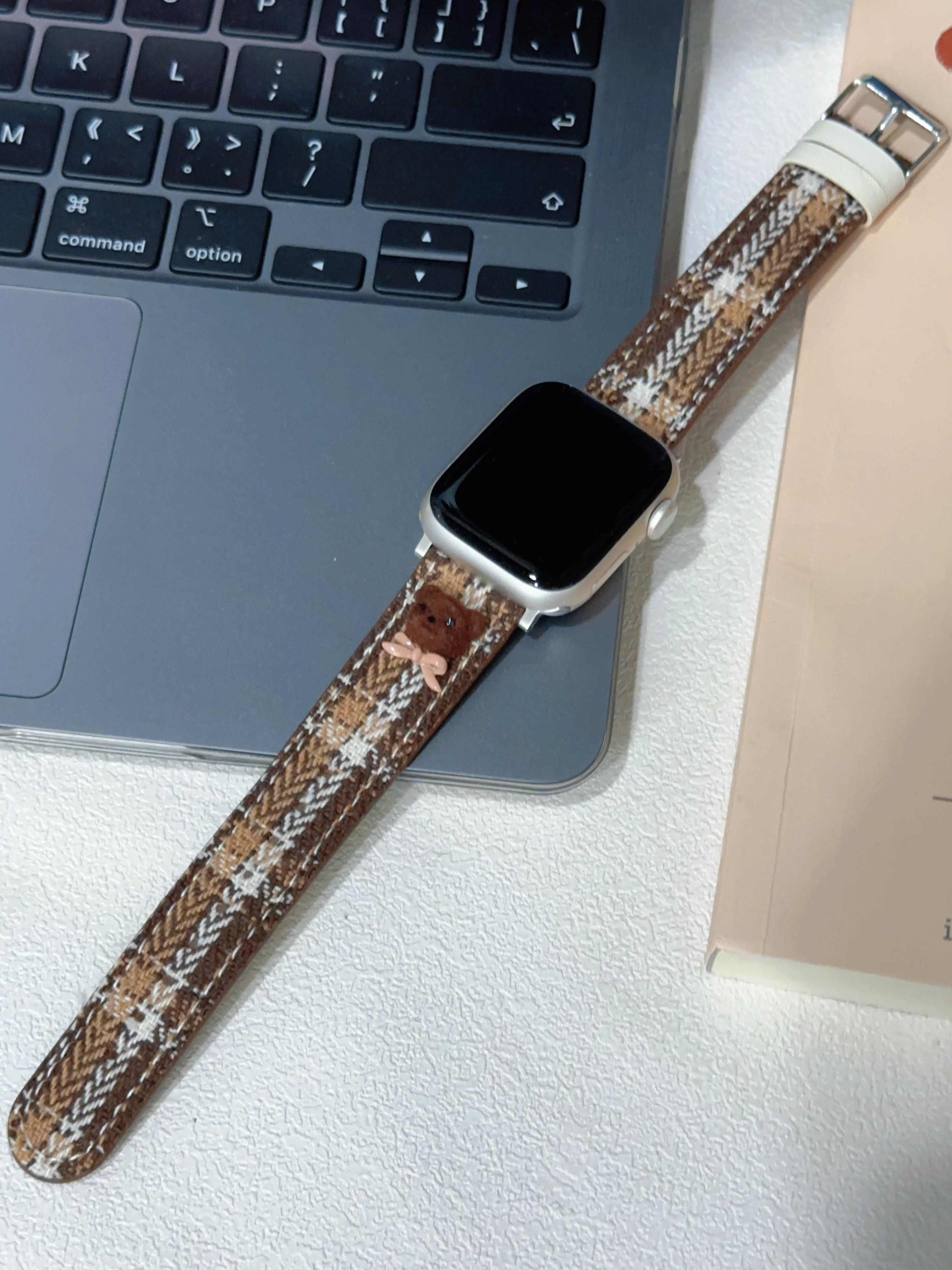 

Superior Leather loop Correa For Apple Watch band women Cute strap Series 11/10/9/8/7/6 38mm 40mm 41mm 42mm 44mm 45mm 46mm 49mm S10 S11 46MM