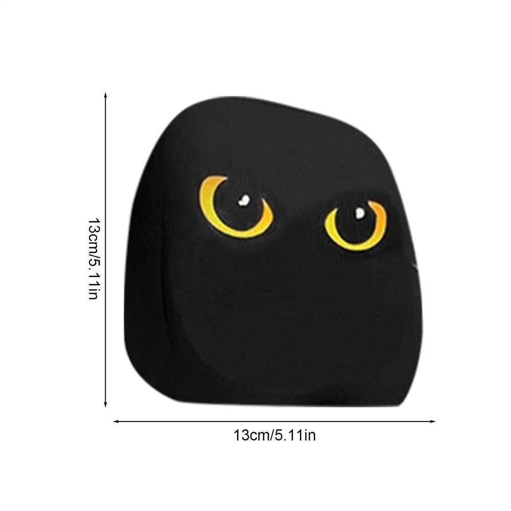 2pcs Car Headrest Cover Halloween Decoration Funny Auto Headrest Covers Soft Interior Accessories For SUV Vehicle Automotive