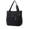 Women Shoulder Bag Single Shoulder Hand Bag Black Nylon Large Capacity for Travel Office Black Free