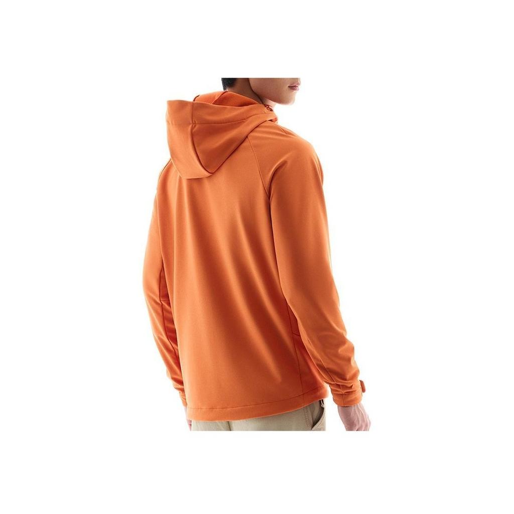 Anta Outdoor Sports Series Hooded Warm Windbreaker Men Outerwear Red-Clay-Orange 952446610-2