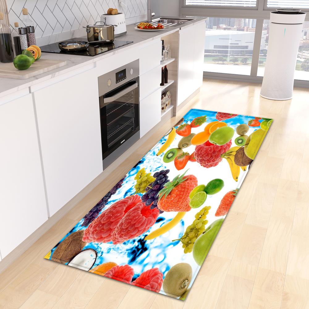 

Коврик для входной двери, фруктовый коридор, кухонный коврик, коврик для гостиной, напольный коврик для двери ванной комнаты, бытовой нескользящий ковер 50x80cm