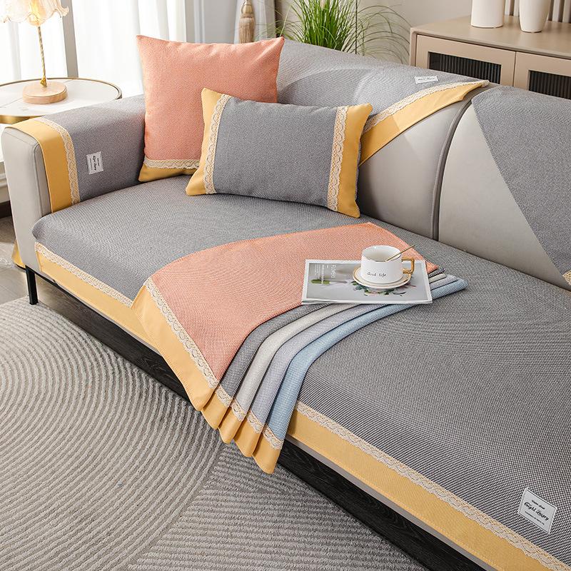 Суцільний колір Високоякісна диванна подушка Тканинний рушник Нековзкий Простий Сучасний зручний для шкіри Чотирисезонна універсальна спинка