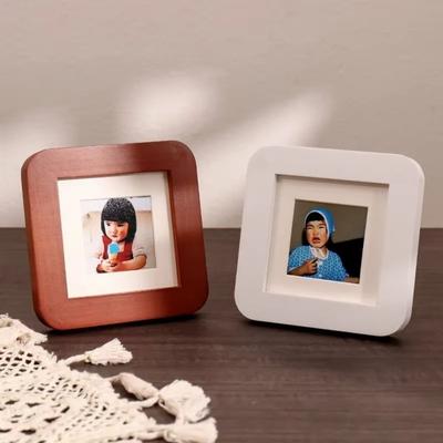 Creative Mini Picture Frame Vintage Home Decor Children's Photo Frame 9x9cm Porta Retrato Decoration Frames Gift