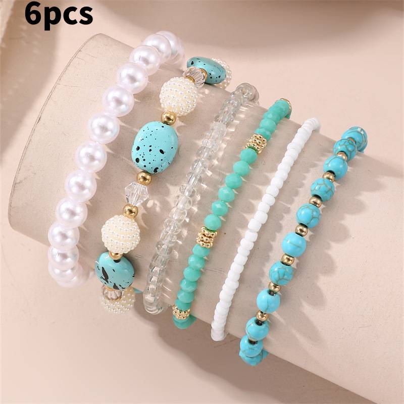 Handmade Pearl Bracelets For Women Geometric Style Fashion Perfect Gift For Her