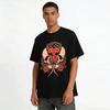 Japanese Hannya Skull Print Streetwear Casual Top Pure cotton T-shirt