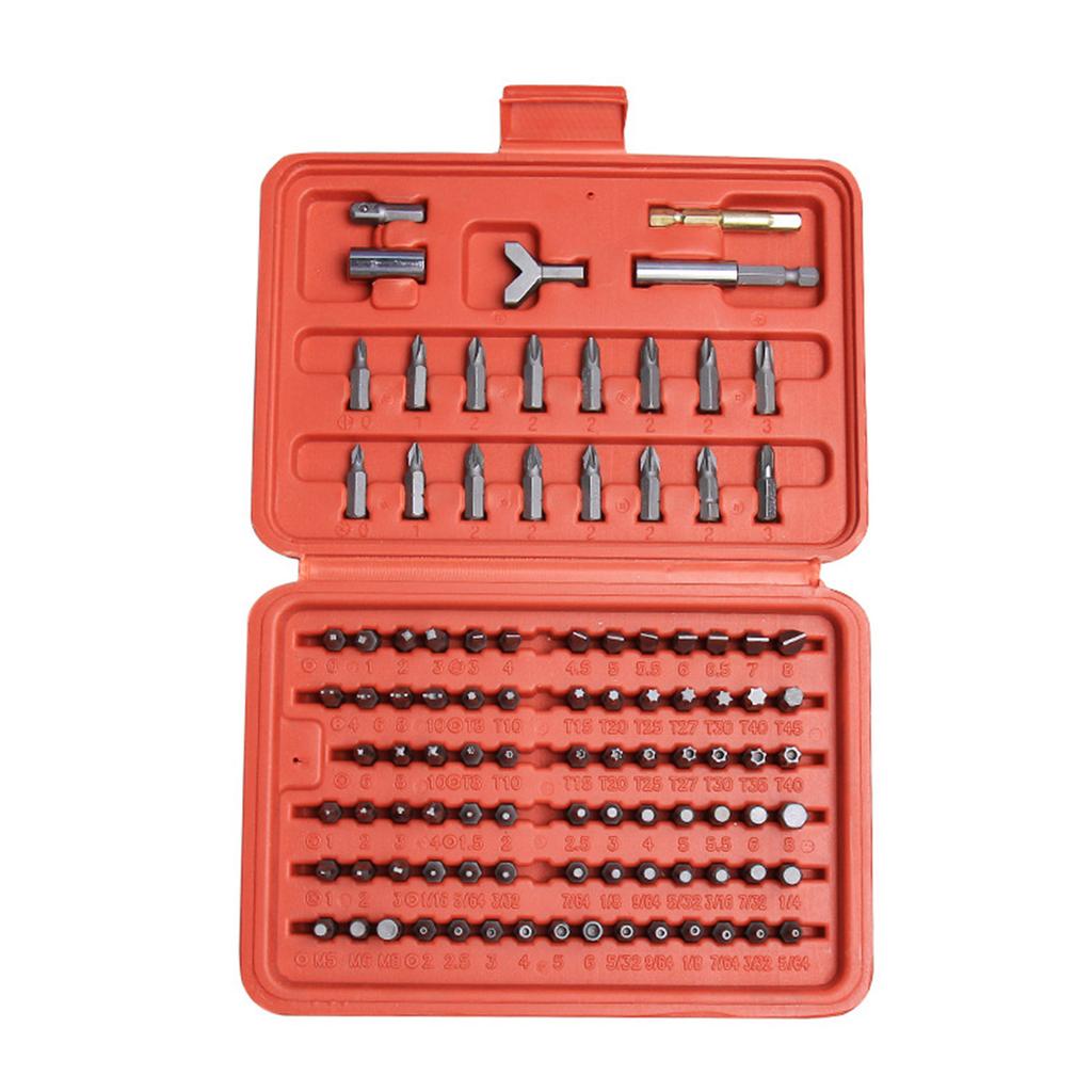100pcs Multi Screwdriver Set Batch Head Precision Screwdriver Disassemble Hand Tool for Computer PC Phone Device Repair