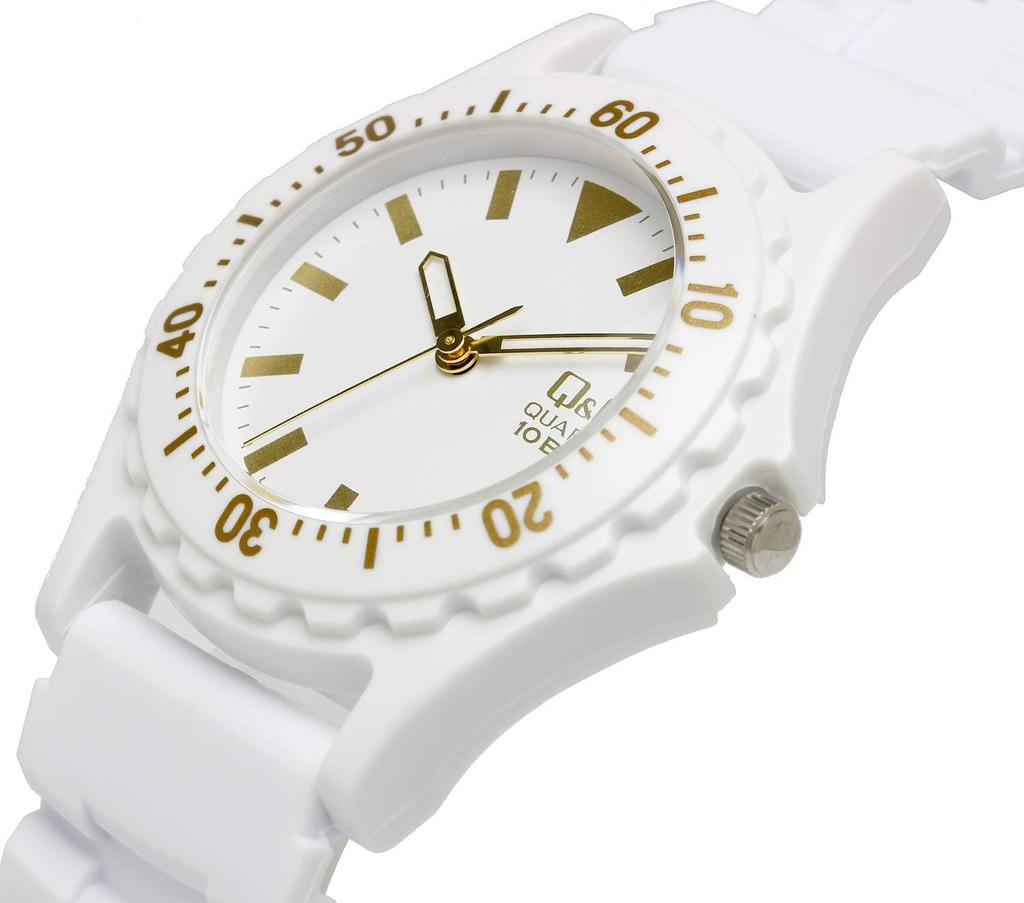 Citizen Watch 10 ATM Water Resistant Watch Rubber White Design Kids [Citizen Q&Q] Q&Q Diver's Men's Women's