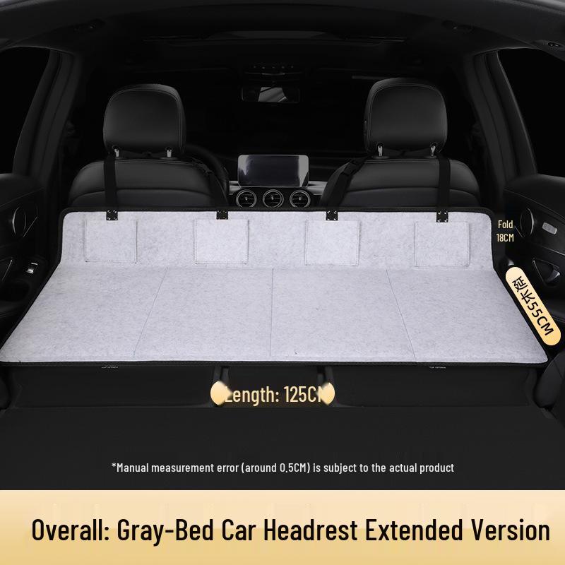 RV Travel Mattress with Headrest for Car Trunk & Rear Seat