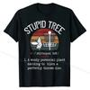 Stupid Tree Disc Golf T-shirt Funny Gift  Vintage T-Shirt cosie T Shirt for Cotton Tops Shirts Casual Retro