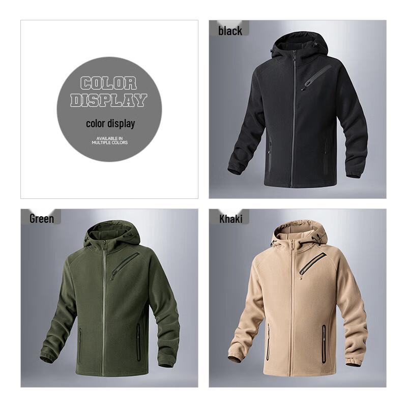 ROMON Men's Autumn Winter Fleece Jacket