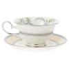 Noritake Jardin Fleuri Bone China Cup and Saucer (for both coffee and tea), 215cc, T50717A/4910