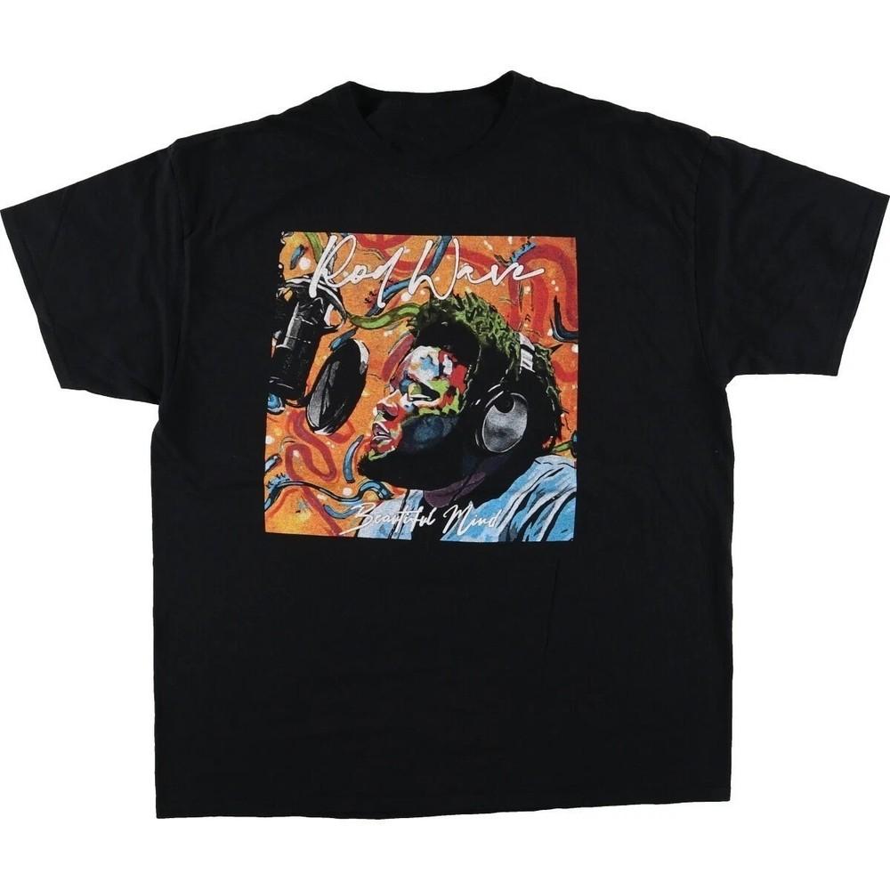 New Popular Rod Wave Rapper Short Sleeve Black S-5XL Shirt MI834 Unisex T-Shirt XXXL