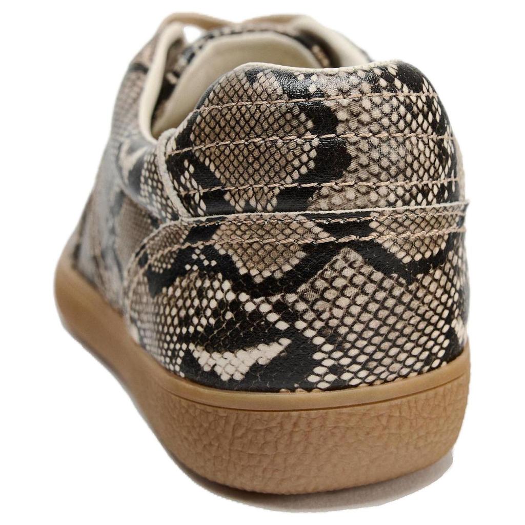 ZARA Versatile Fashion Commuter Slip-Resistant Low-Top Sneakers Women sneakers Brown Black 15446410201