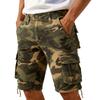 Men's Cargo Shorts Casual Relaxed Fit Cotton Shorts With Multi Pockets
