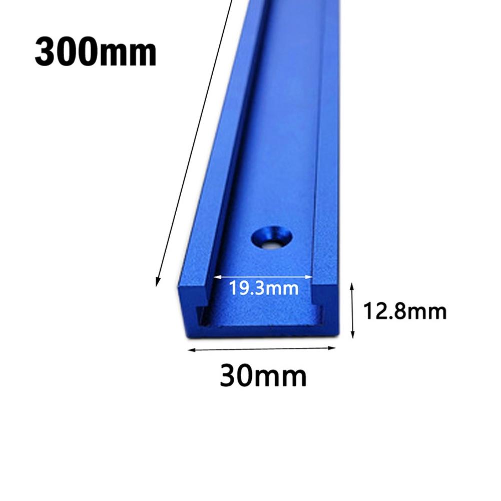Lichtgewicht Aluminiumlegering T-sleuf Schuifbalk voor Houtbewerking 100 500mm