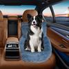 Dog Car Seat Soft Washable Pet Booster Car Seat with Safety Leash Plush Velvet Puppy Car Travel Carrier Bed for Small Medium Large Dogs