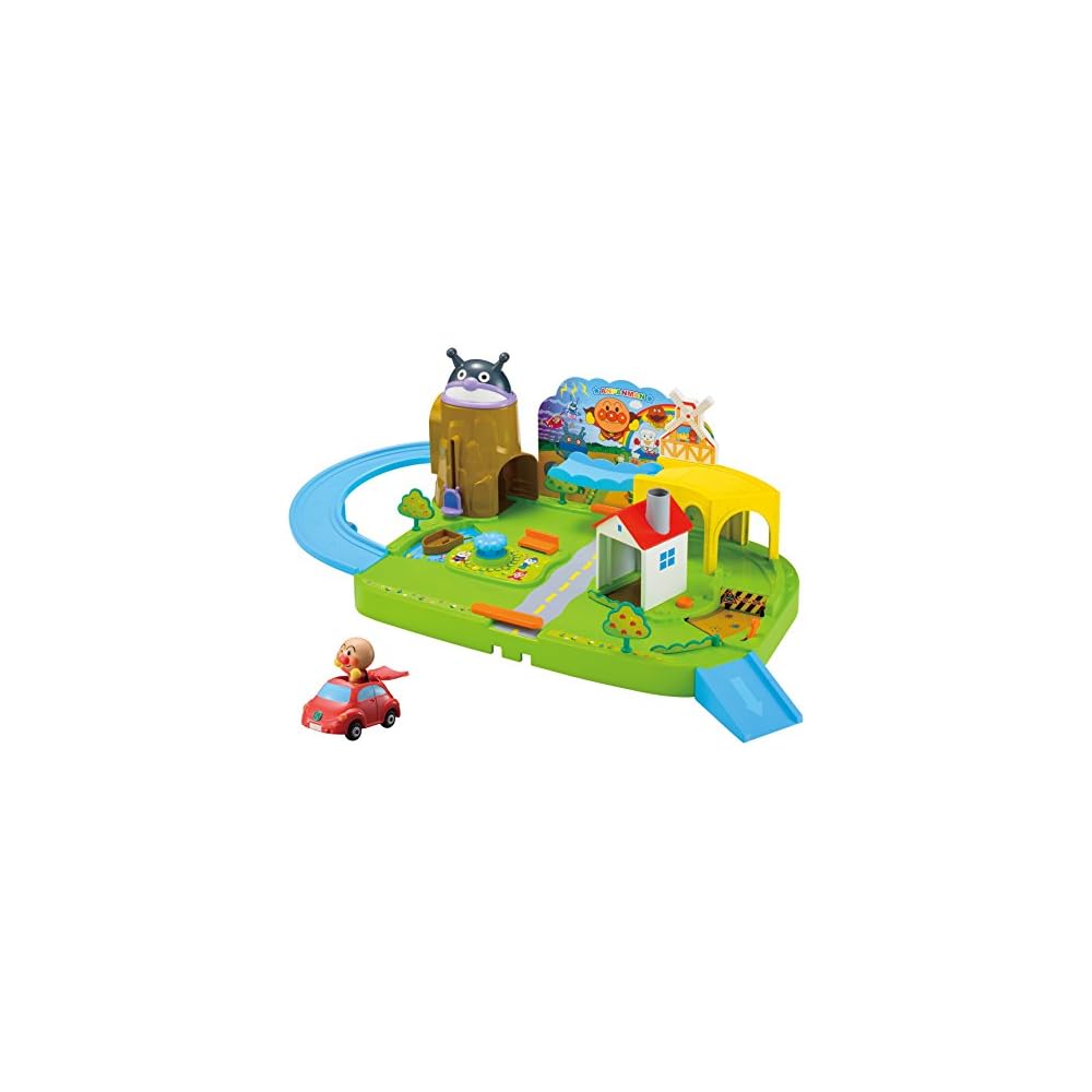 Anpanman Museum Series GOGO Mini Car Interactive Features Anpanman Town Toy