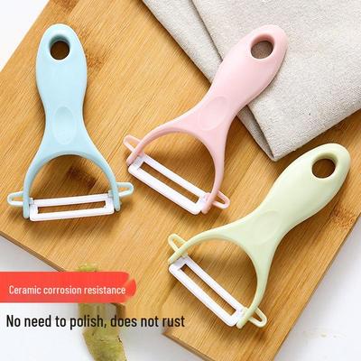 Multi-Functional Ceramic Vegetable and Fruit Peeler with Grater