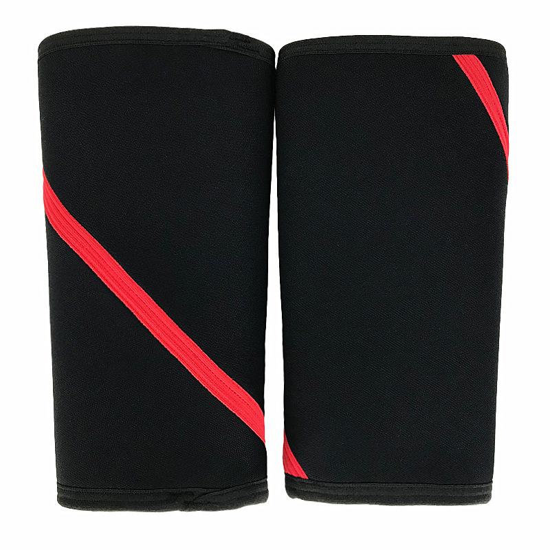 Deadlift Powerlifting Anti-Slip High Quality 7MM Compression Knee Support Sleeve Cr Neoprene Knee Brace S